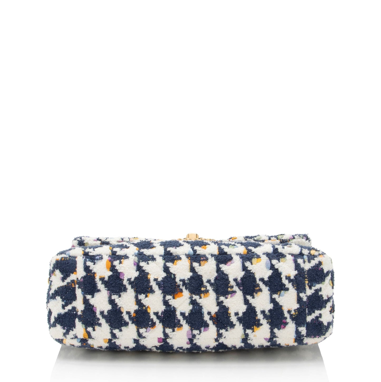 Chanel Tweed Houndstooth 19 Medium Flap Shoulder Bag