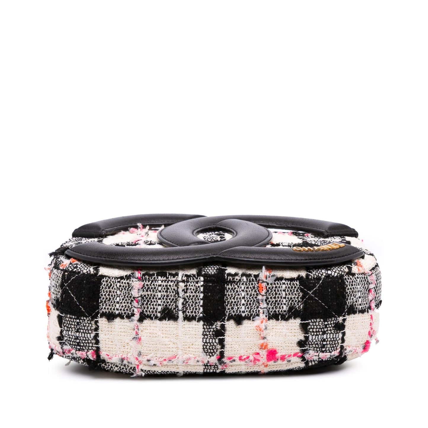 Chanel Tweed And Lambskin Coco Midnight Camera Bag