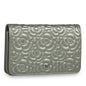 Chanel Wallet On Chain Lambskin Silver Crossbody
