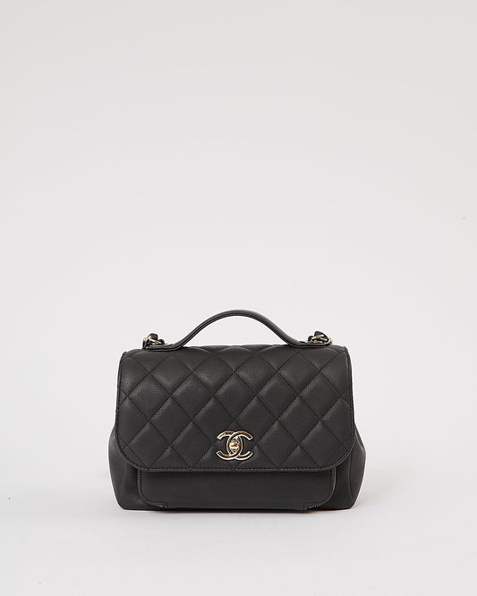 Chanel Black Caviar Medium Business Affinity Flap Bag