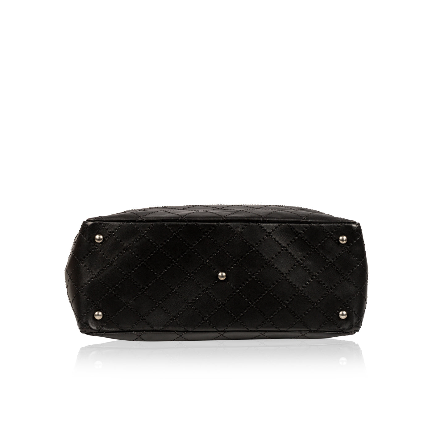 Chanel Shopping Tote Quilted Black Tote Bag