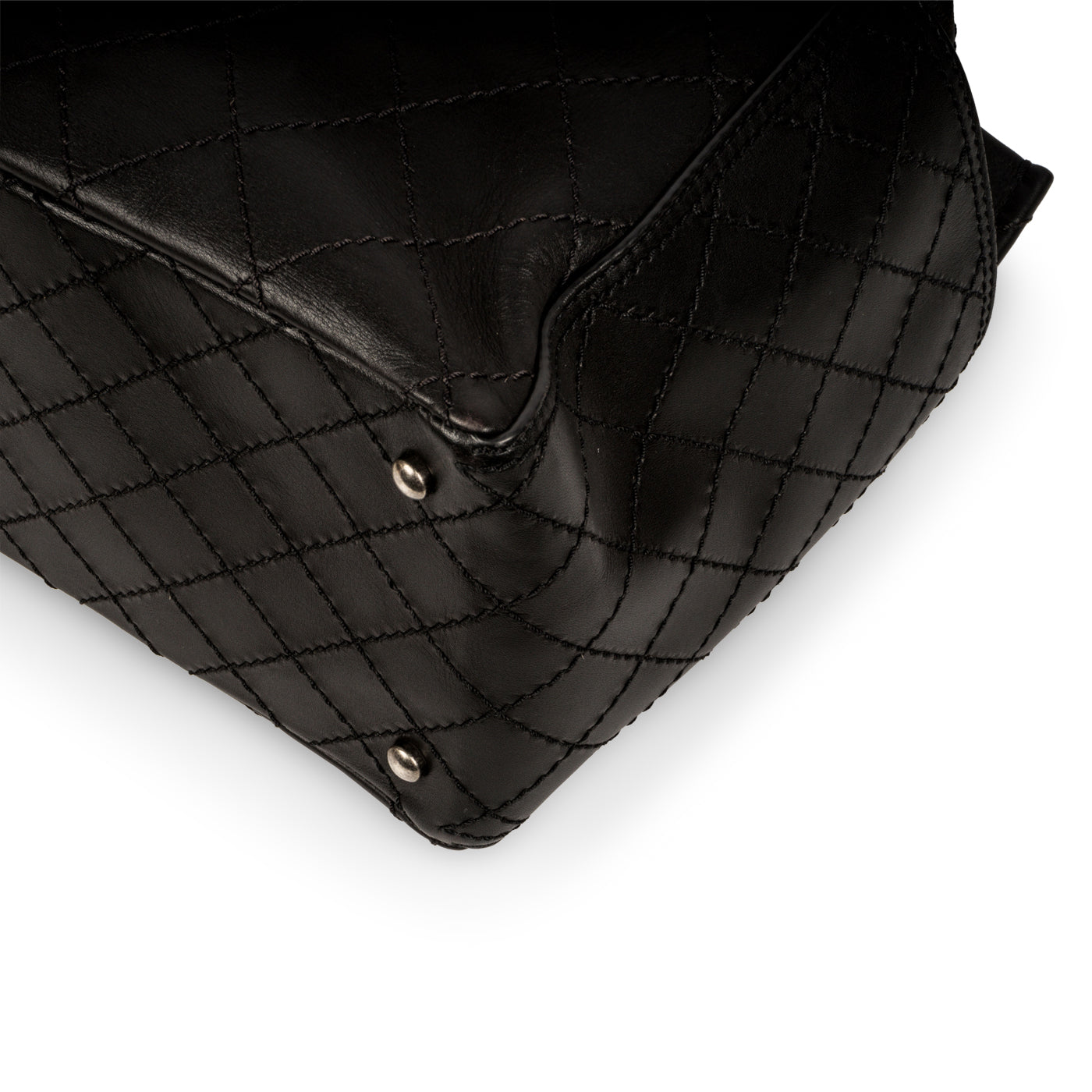 Chanel Shopping Tote Quilted Black Tote Bag