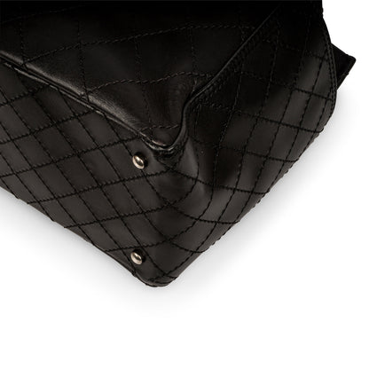 Chanel Shopping Tote Quilted Black Tote Bag