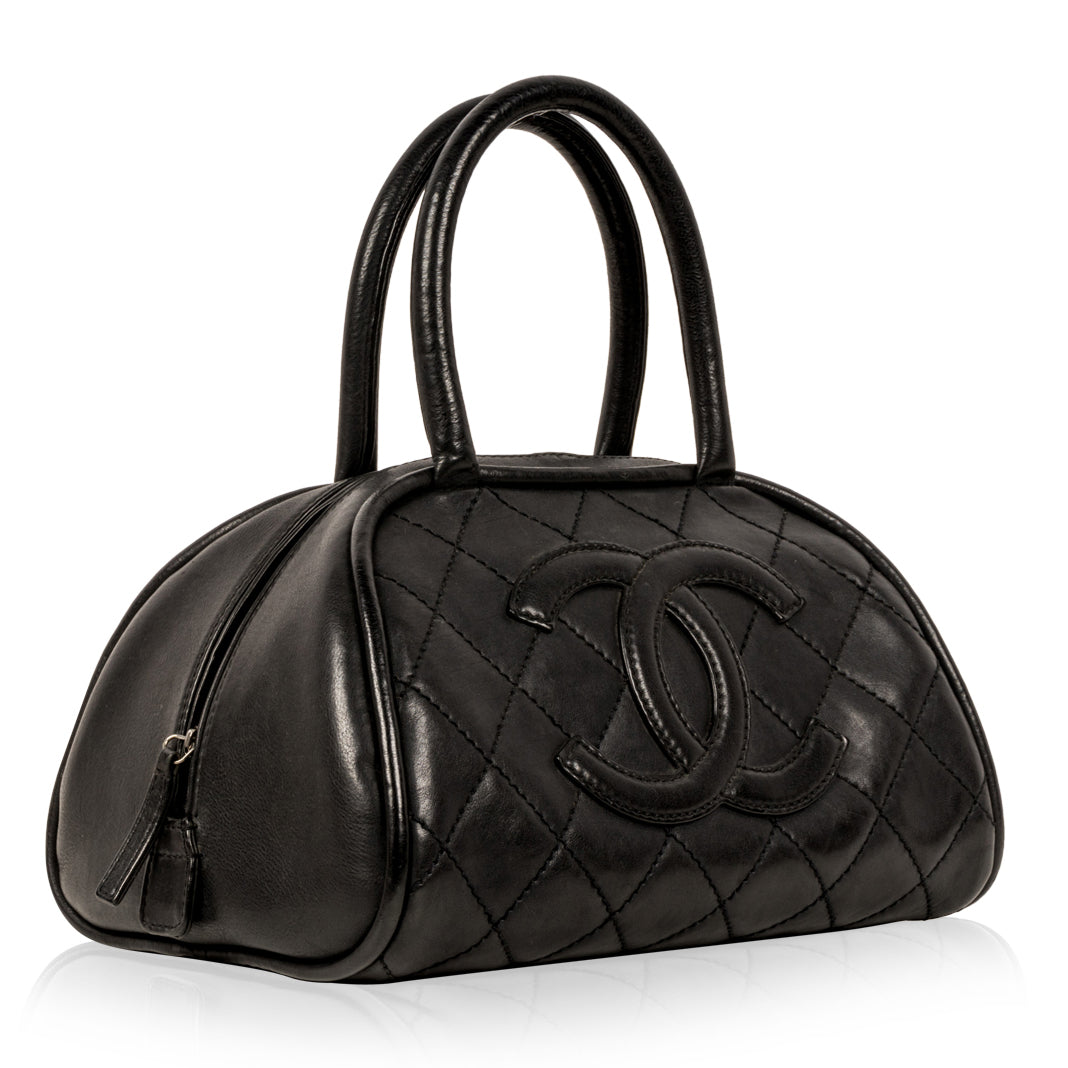 Chanel Luxury Lambskin Black Handbag Style 4