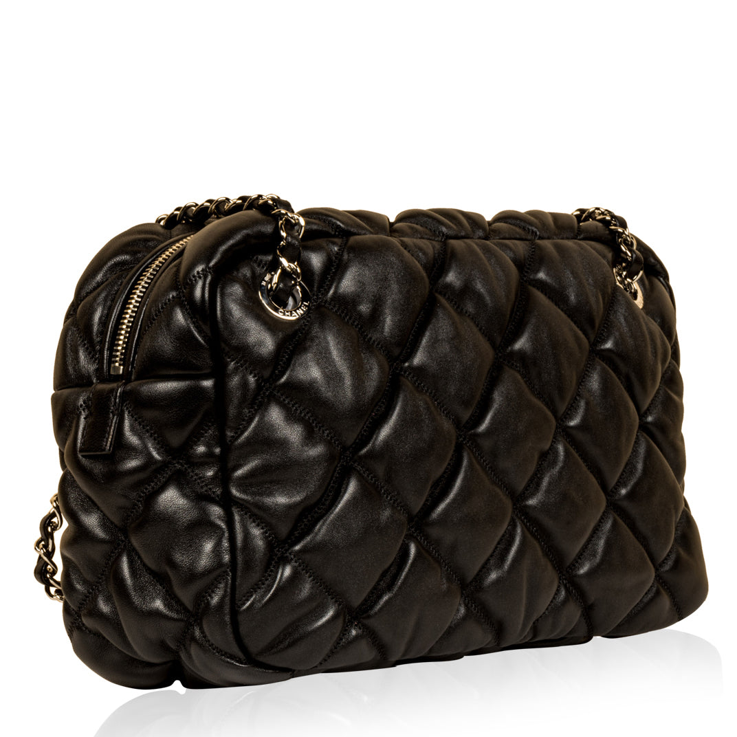 Chanel Timeless Lambskin Black Handbag Style 8