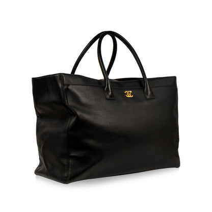 Chanel Timeless Leather Black Tote Bag