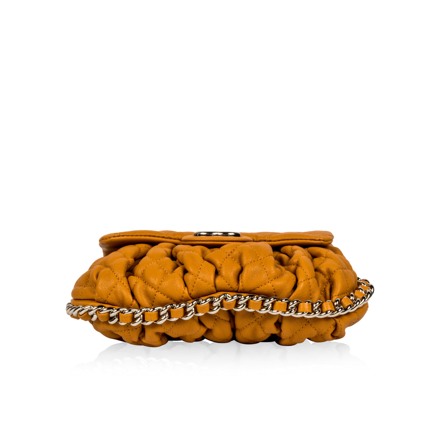 Chanel Chain Around Crossbody Bag - Mustard - Shw