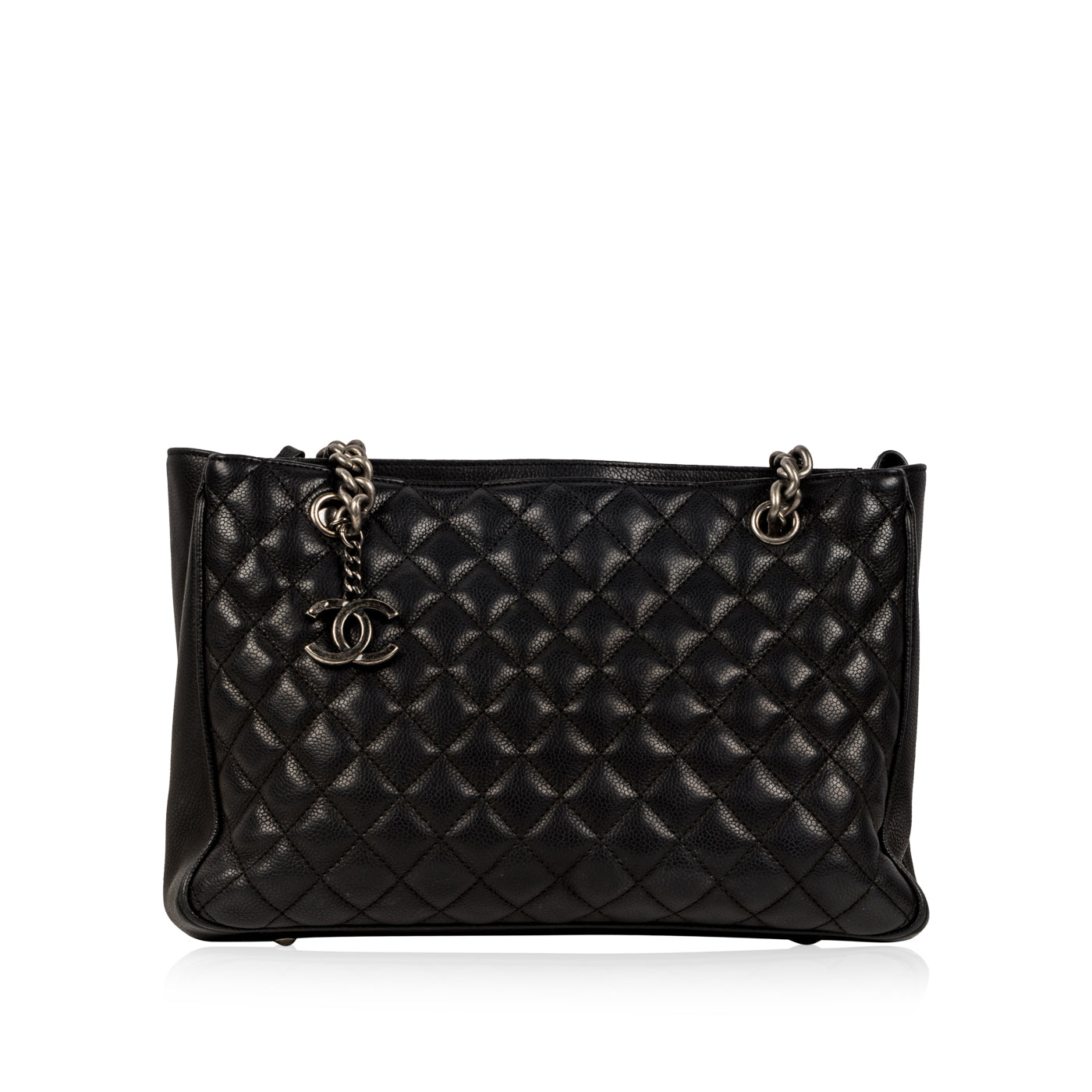 Chanel Shopping Tote Caviar Black Tote Bag