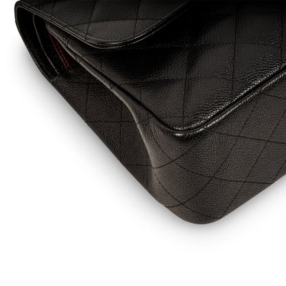 Chanel Classic Flap Caviar Black Shoulder Bag Style 53
