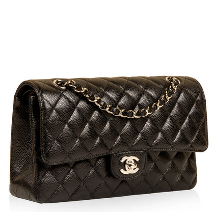Chanel Classic Flap Caviar Black Shoulder Bag Style 92