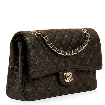 Chanel Classic Flap Caviar Black Shoulder Bag Style 93