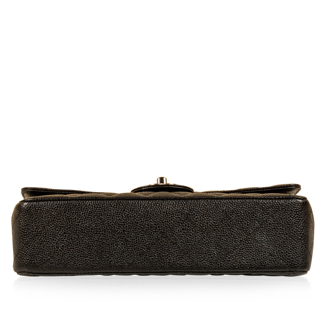 Chanel Classic Flap Caviar Black Shoulder Bag Style 93