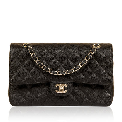 Chanel Classic Flap Caviar Black Shoulder Bag Style 93