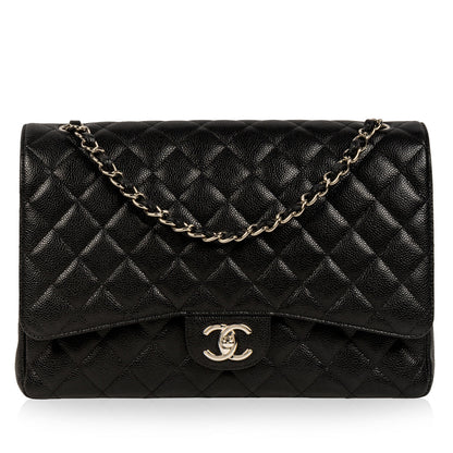 Chanel Classic Flap Caviar Black Shoulder Bag Style 54