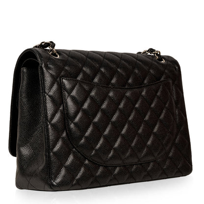Chanel Classic Flap Caviar Black Shoulder Bag Style 54