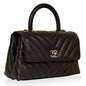 Chanel Coco Handle Caviar Black Shoulder Bag Style 6