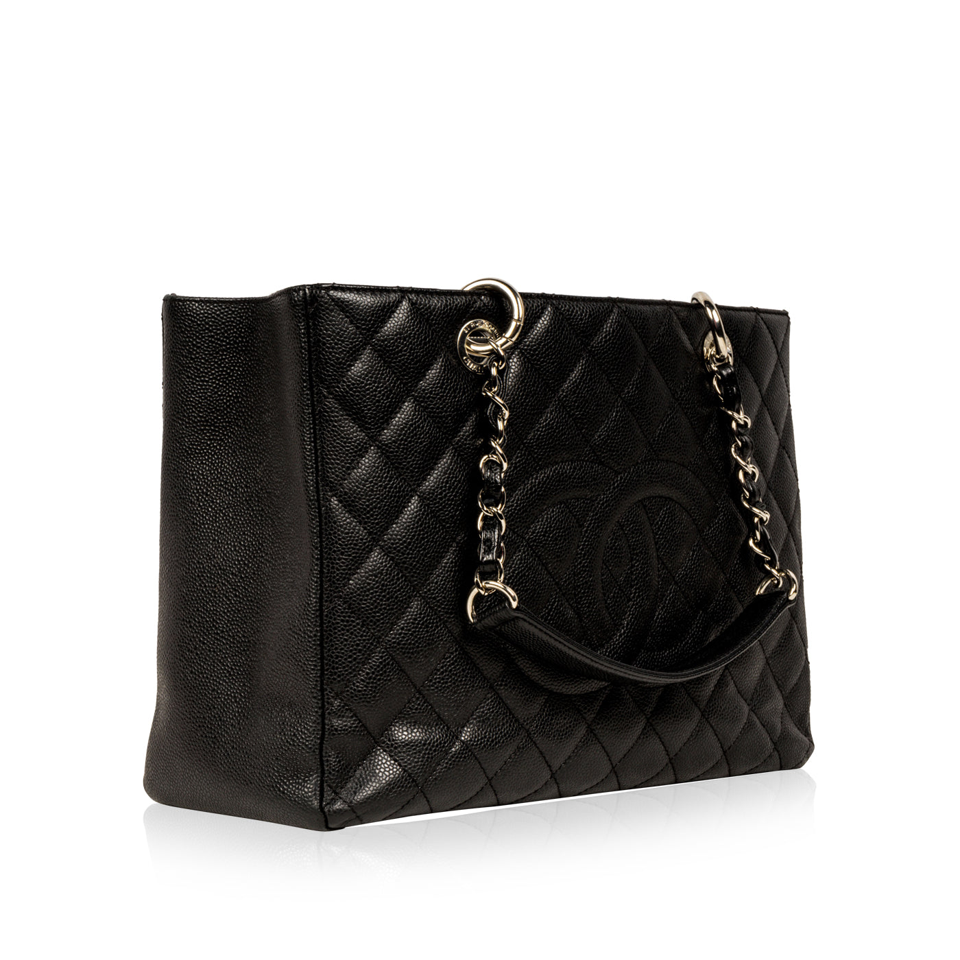 Chanel Timeless Caviar Black Tote Bag Style 38