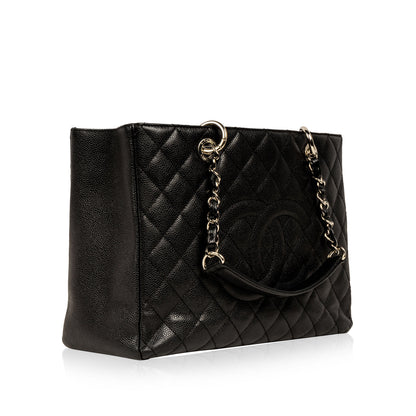 Chanel Timeless Caviar Black Tote Bag Style 38