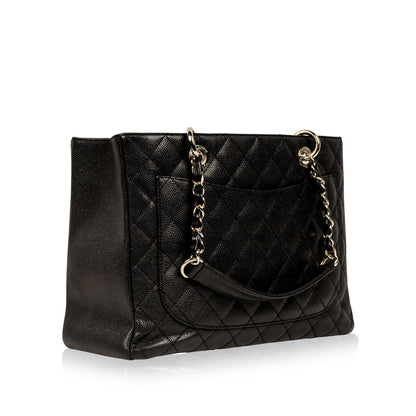 Chanel Timeless Caviar Black Tote Bag Style 38