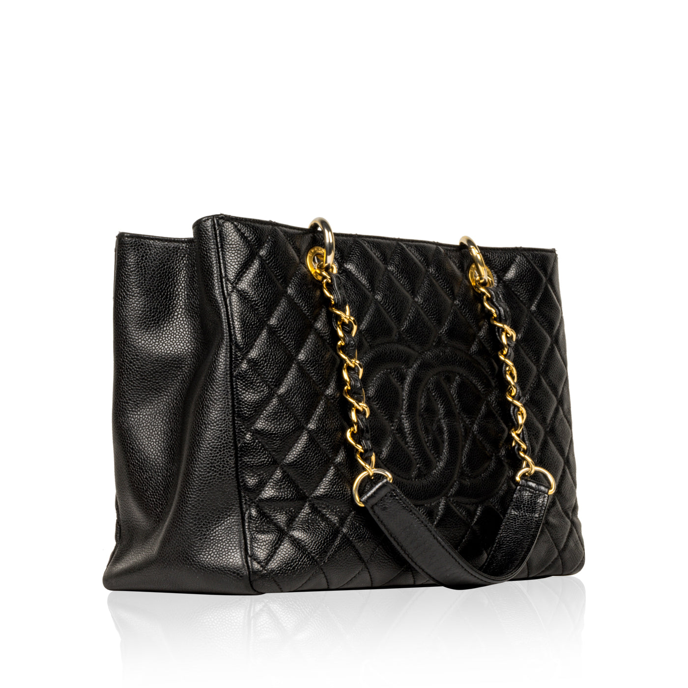 Chanel Timeless Caviar Black Tote Bag Style 9