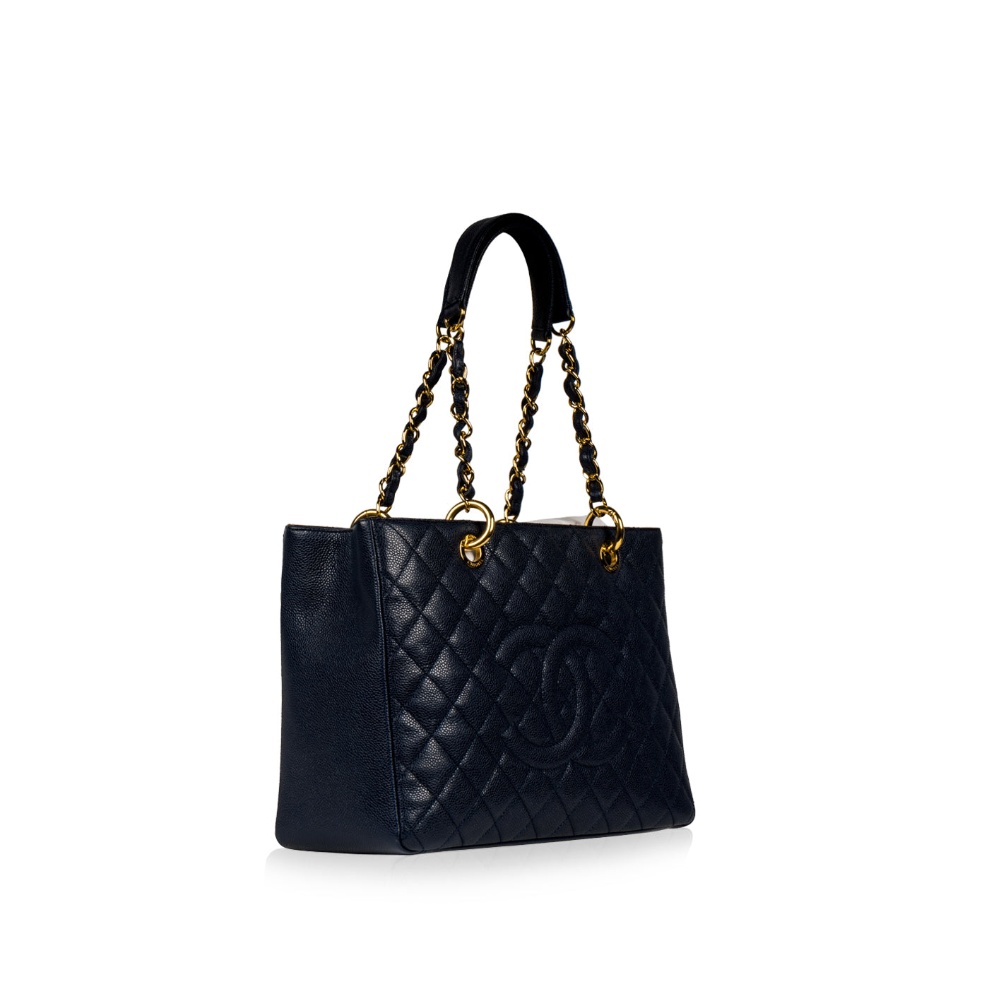Chanel Timeless Caviar Gold Tote Bag Style 3