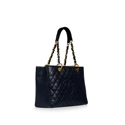 Chanel Timeless Caviar Gold Tote Bag Style 3