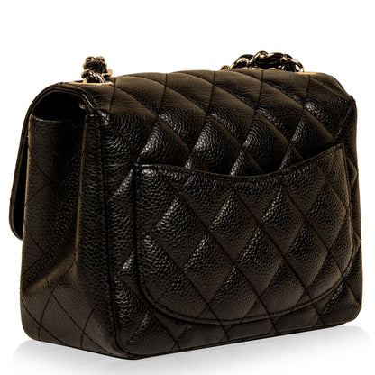 Chanel Classic Flap Caviar Black Shoulder Bag Style 111
