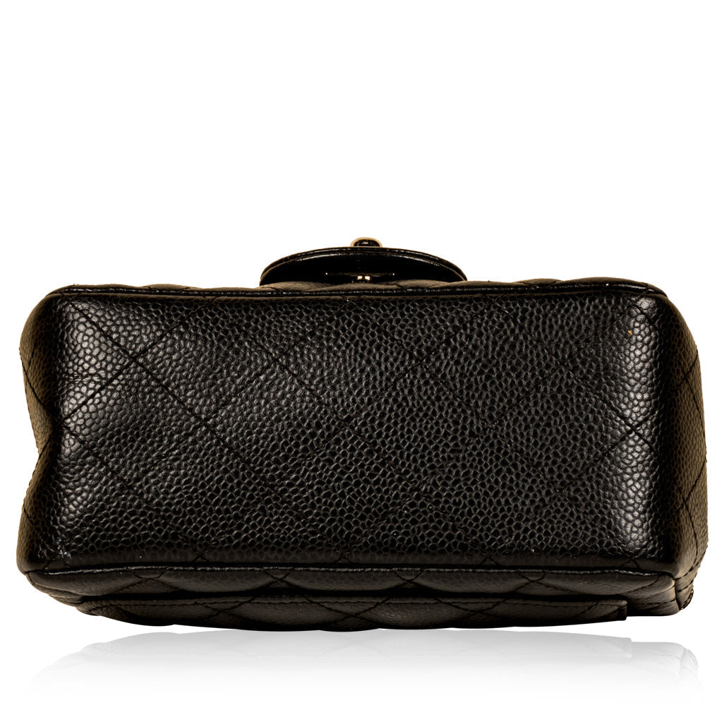 Chanel Classic Flap Caviar Black Shoulder Bag Style 111