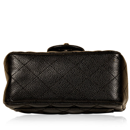 Chanel Classic Flap Caviar Black Shoulder Bag Style 111
