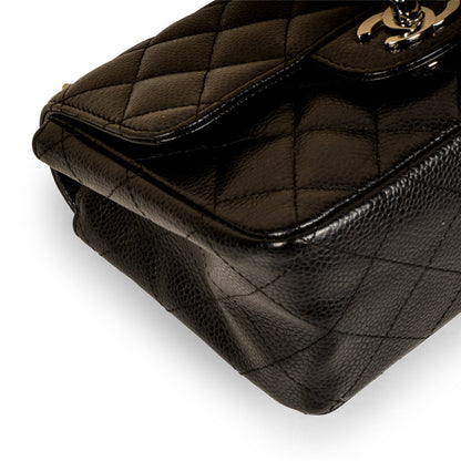 Chanel Classic Flap Caviar Black Shoulder Bag Style 111