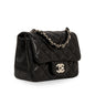 Chanel Classic Flap Lambskin Black Shoulder Bag Style 251
