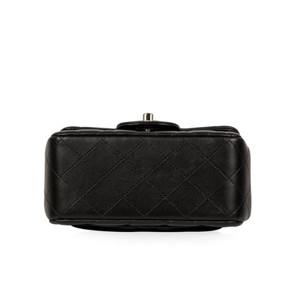 Chanel Classic Flap Lambskin Black Shoulder Bag Style 247