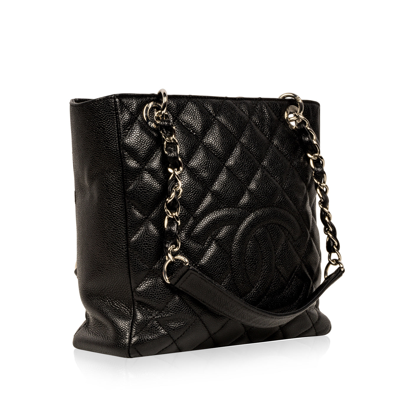 Chanel Timeless Caviar Black Tote Bag Style 50
