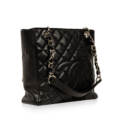Chanel Timeless Caviar Black Tote Bag Style 50