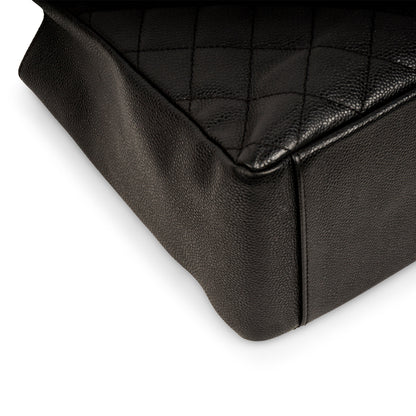 Chanel Timeless Caviar Black Tote Bag Style 37