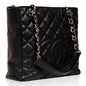 Chanel Timeless Caviar Black Tote Bag Style 49