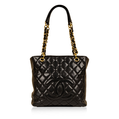 Chanel Timeless Caviar Black Tote Bag Style 48