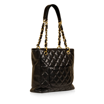 Chanel Timeless Caviar Black Tote Bag Style 48