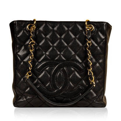 Chanel Timeless Caviar Black Tote Bag Style 48
