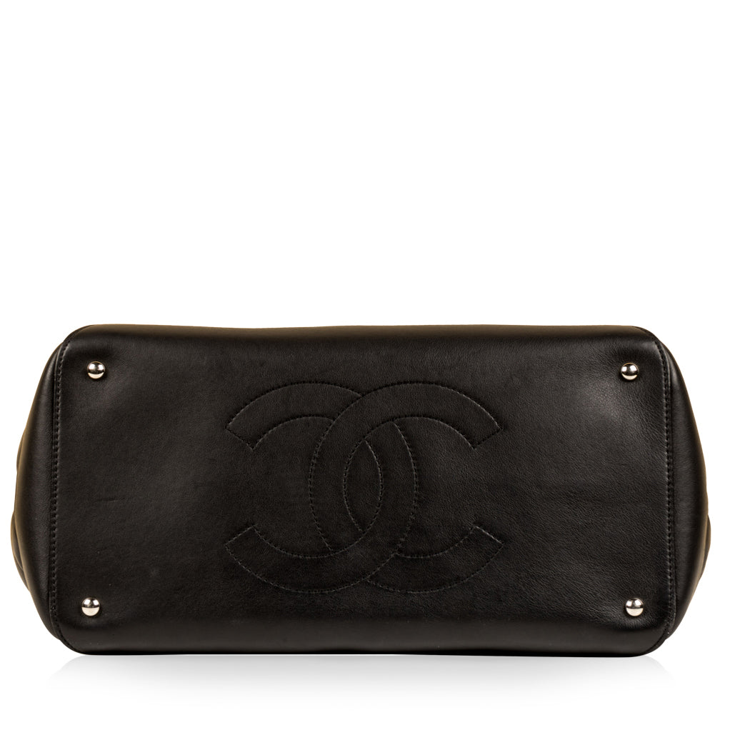 Chanel Shopping Tote Lambskin Black Tote Bag Style 2