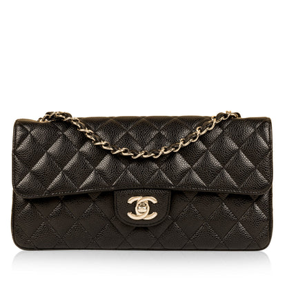 Chanel Classic Flap Caviar Black Shoulder Bag Style 137