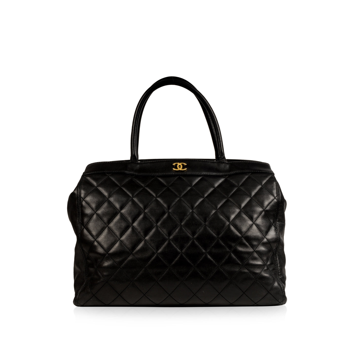 Chanel Timeless Lambskin Black Tote Bag Style 2