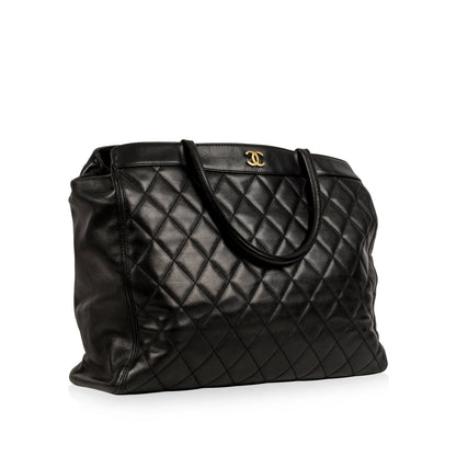 Chanel Timeless Lambskin Black Tote Bag Style 2