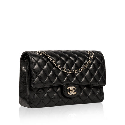 Chanel Classic Flap Caviar Black Shoulder Bag Style 97