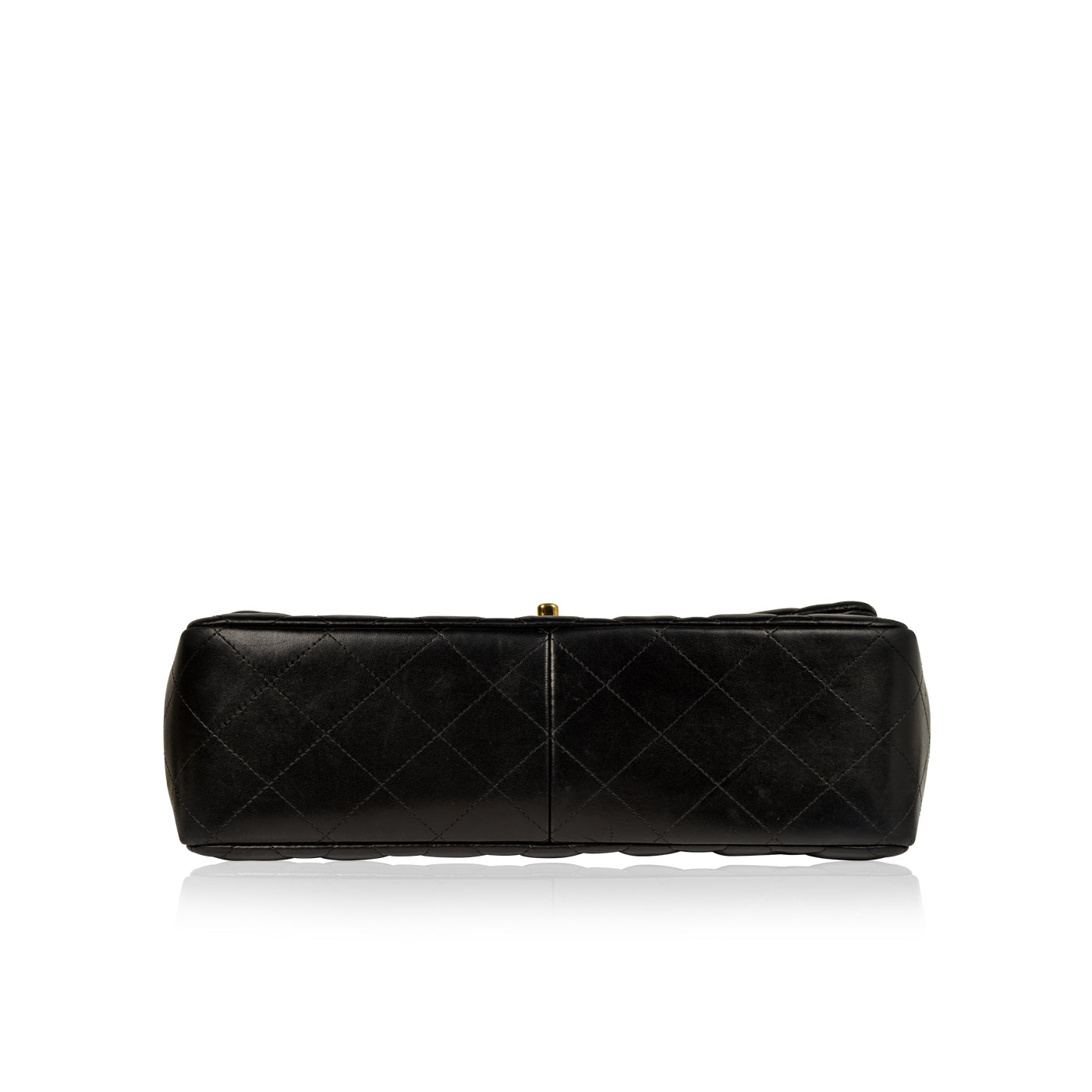 Chanel Classic Flap Lambskin Black Shoulder Bag Style 82