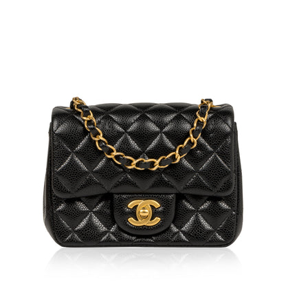 Chanel Classic Flap Caviar Black Shoulder Bag Style 113