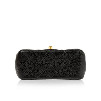 Chanel Classic Flap Caviar Black Shoulder Bag Style 113