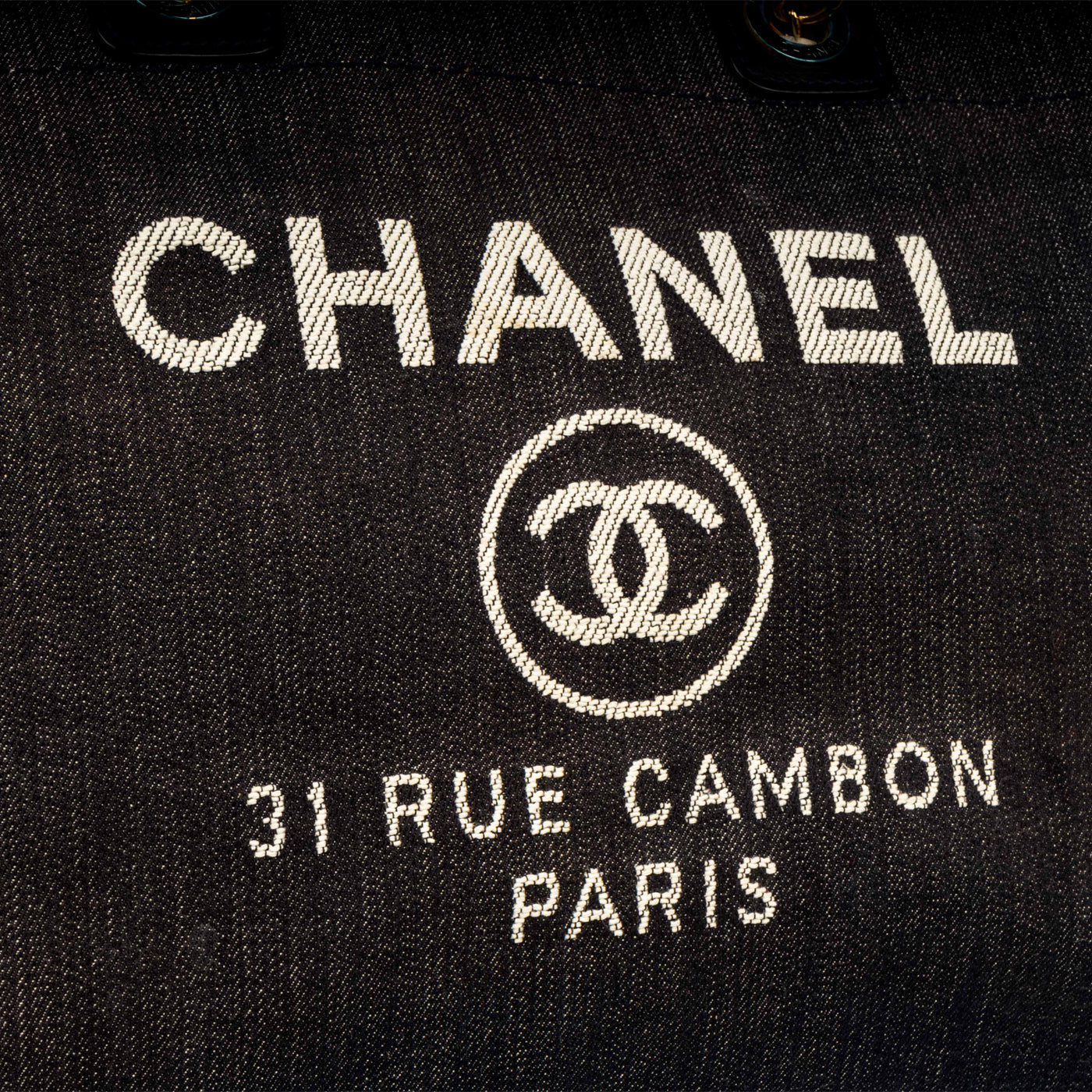 Chanel Cambon Tweed Gold Tote Bag Style 3