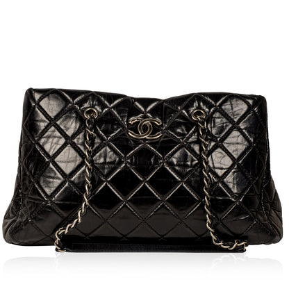 Chanel Distressed Leather Shoulder Bag