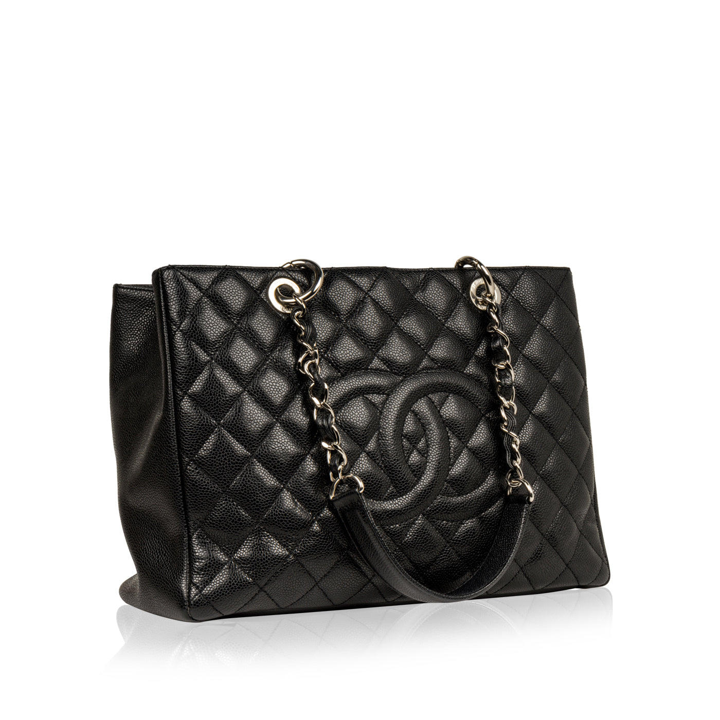 Chanel Timeless Caviar Black Tote Bag Style 42